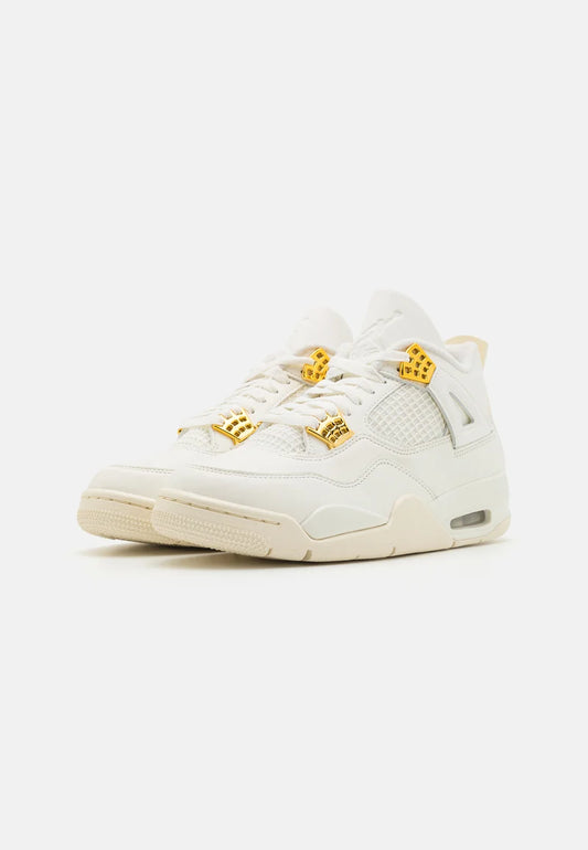 Air Jordan Retro 4 Metallic Gold